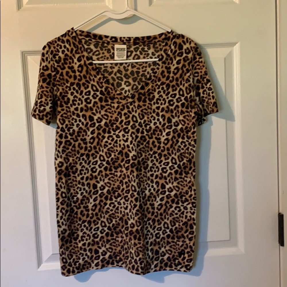 PINK Victoria’s Secret Tee (LEOPARD)